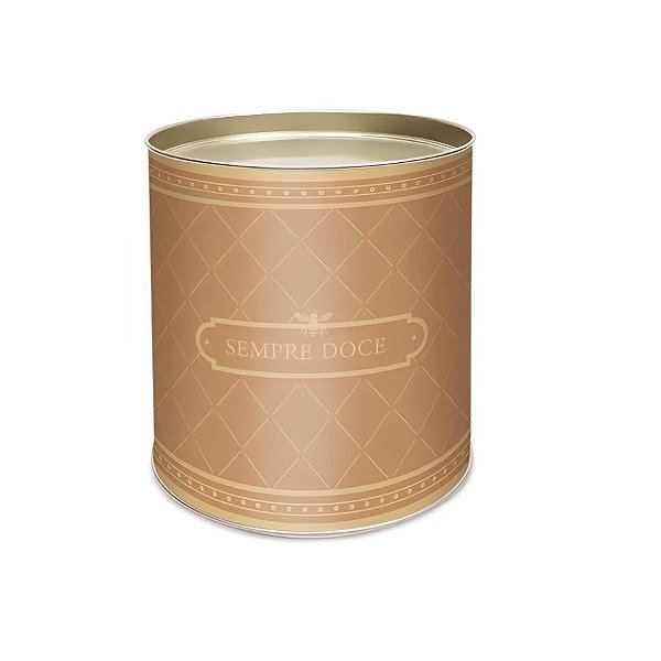 Lata Para Doces Rigida - Sempre Doce - 1 unidade - Cromus - Rizzo