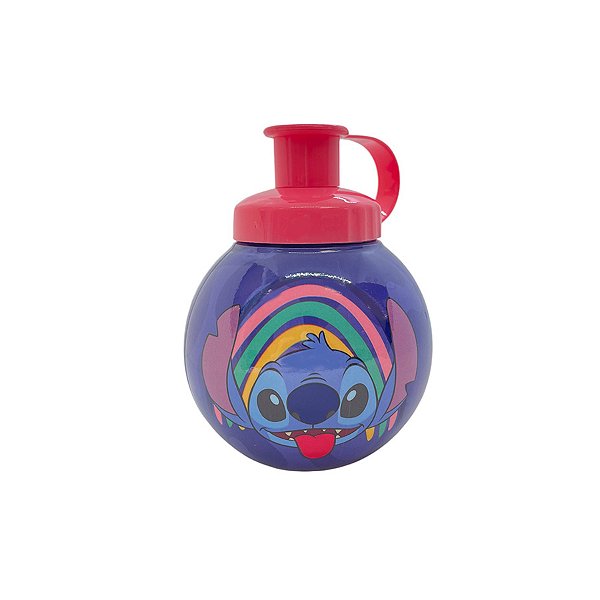 Garrafa Squeeze Bola Stitch - Rosa - 250ml - 1 unidade - Rizzo