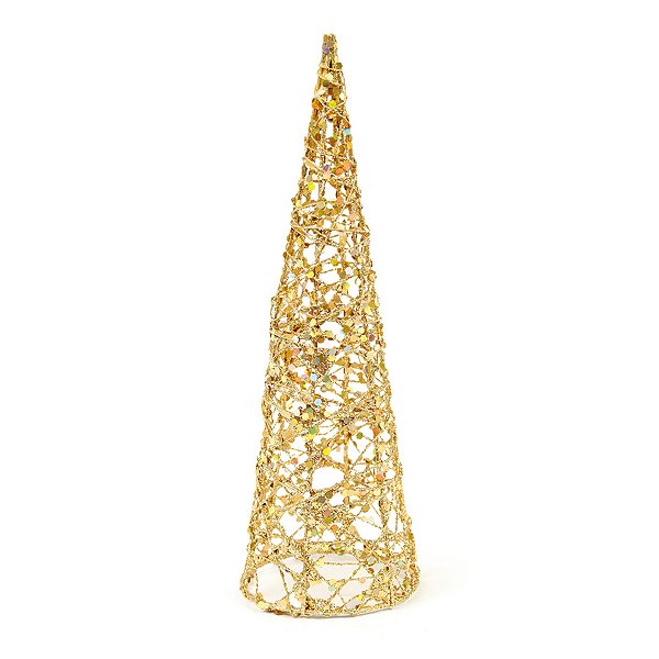 Arvore de Natal Ouro - 20cm - 1 unidade - Cromus - Rizzo