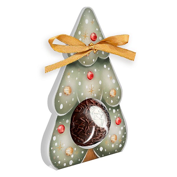 Cartão com Blister para 1 Doce - Natal Encantado- 10x3,5x15cm - Ref 5166 - 12 unidades - Ideia Embalagens - Rizzo