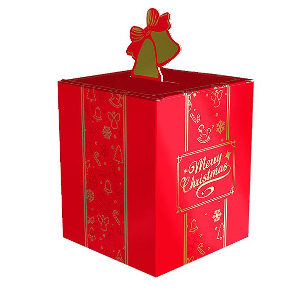 Caixa Pop Up para Doces - Natal Clássico - 12x10x10cm - 10 unidades - Ideia Embalagens - Rizzo