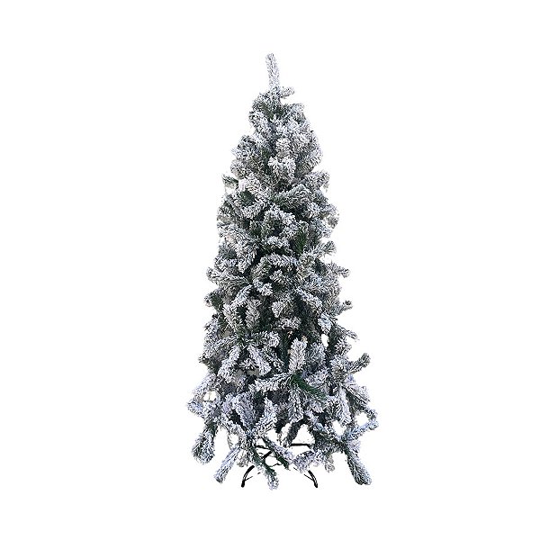Árvore de Natal Modelo Manjerona Nevada - 436 Galhos - 1,80m - Ref. RZO352 - 1 unidade - Rizzo