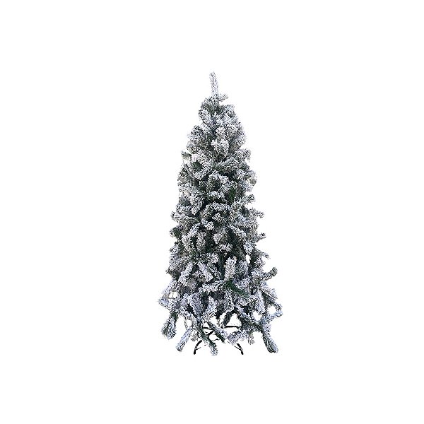 Árvore de Natal Modelo Manjerona Nevada - 166 Galhos - 1,20m - Ref. RZO350 - 1 unidade - Rizzo