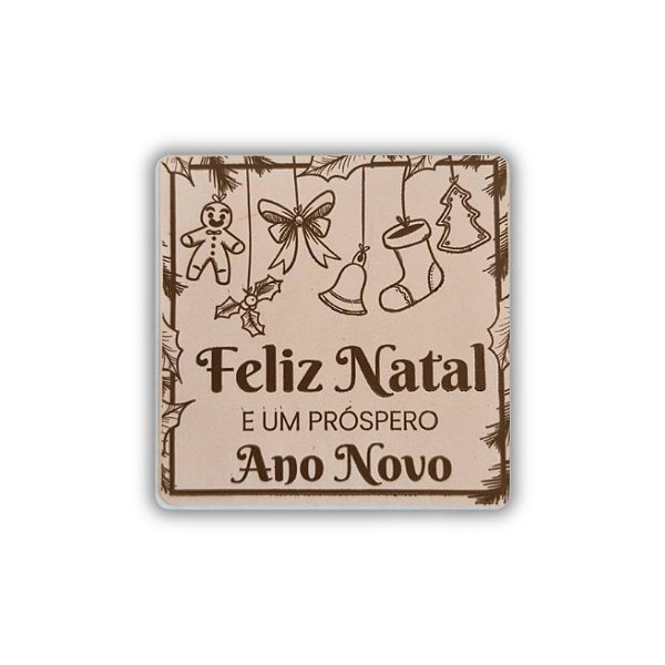 Etiqueta Adesiva Natal Próspero - Feliz Natal - 60 unidades - Rizzo