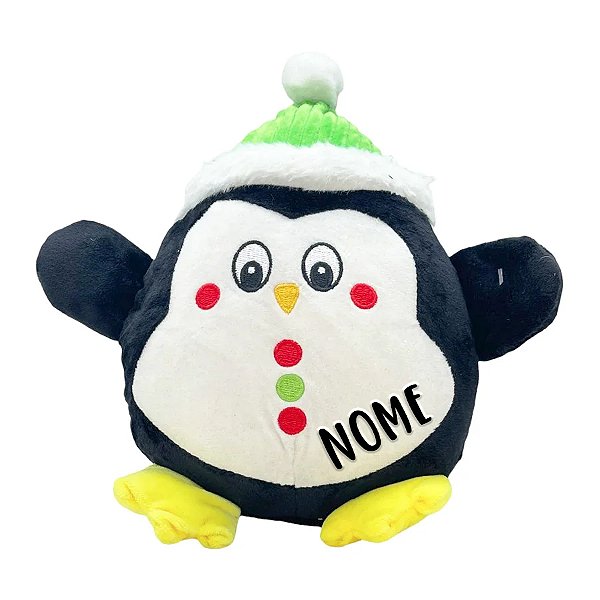 Pinguim de Pelúcia Personalizado - 23cm - 1 unidade - Rizzo