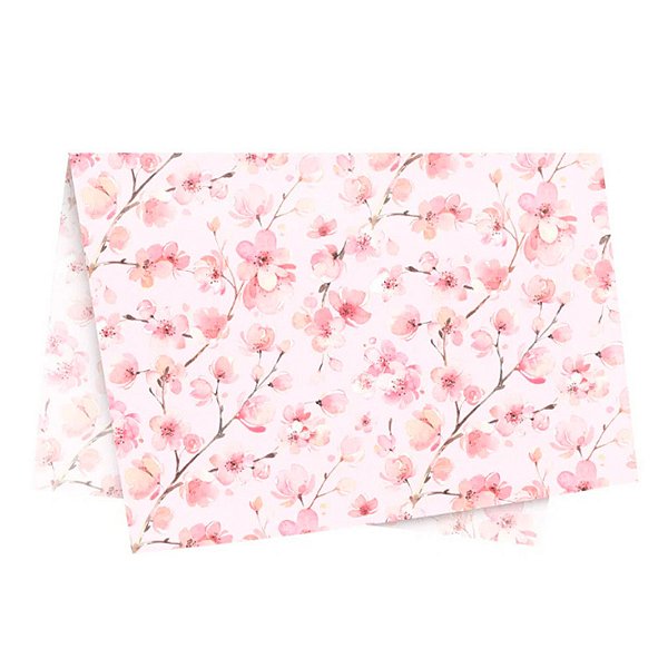 Papel de Seda - 49x69cm - Blossom  - 10 unidades - Cromus - Rizzo
