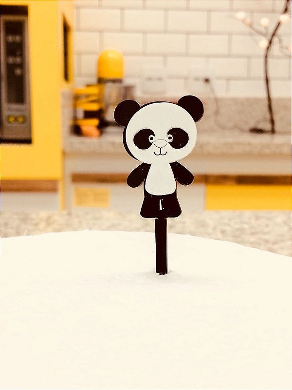 Pick Decorativo - Panda - 6UN - Ref 08 - Vivarte - Rizzo