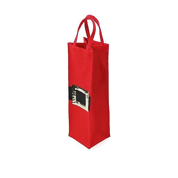 Saco De Juta Para Garrafa - Cinto Noel - 35x10cm - 1 unidade - Cromus - Rizzo