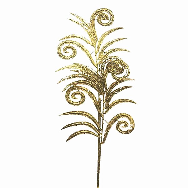 Galho Decorativo - Rabo de Galo Dourado - 101cm - 1 unidade - Rizzo