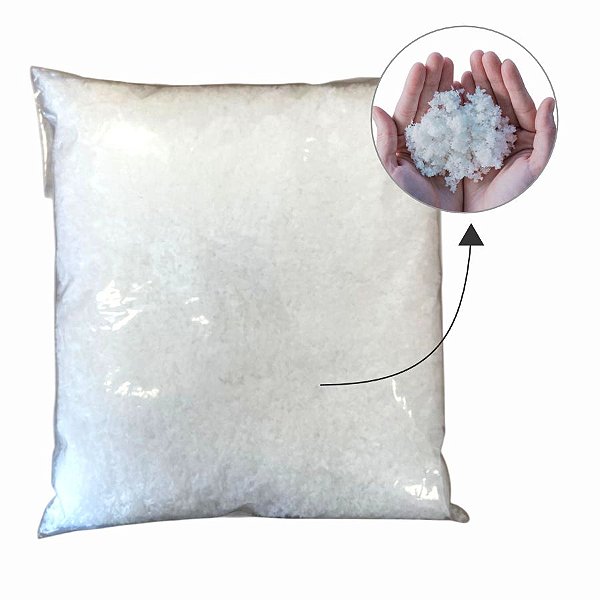 Neve Artificial Decorativa - Fina -100gr - 1 unidade - Rizzo