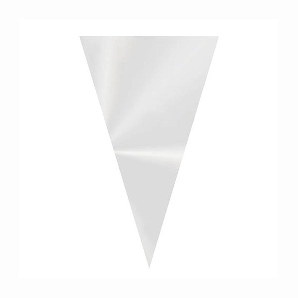 Cone Festa Transparente - 14x23cm - Embalagem Economica - 500 unidades - Cromus - Rizzo