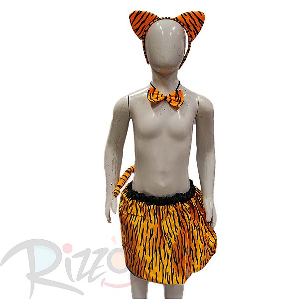 Kit Fantasia Carnaval - Tigresa mod 618 - 01 unidade - Rizzo