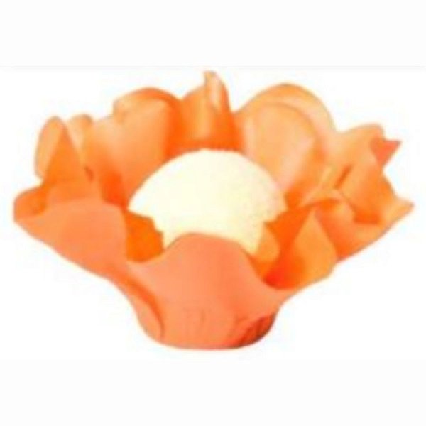Forminha para Doces Finos - Happy - Seda Laranja - 50 unidades - Maxiformas - Rizzo