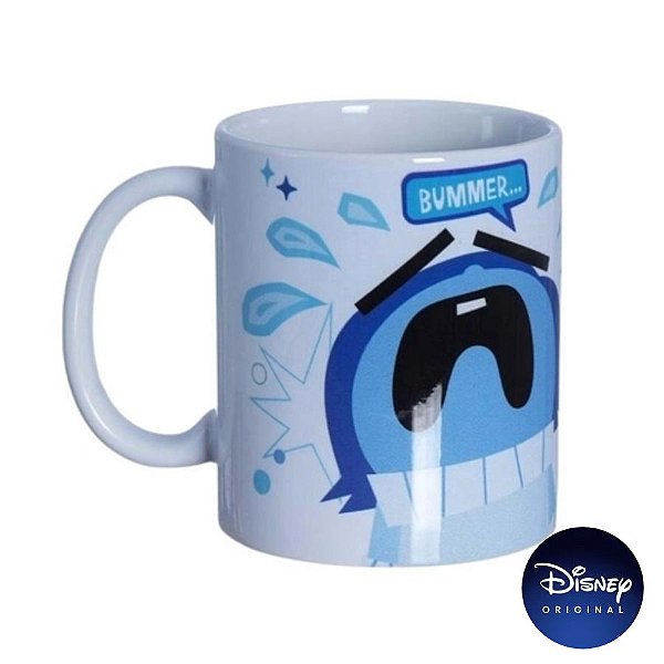 Caneca Pop Divertidamente 2 '' Tristeza '' - 350ml - Disney Original - 1 unidade - Zona Criativa - Rizzo