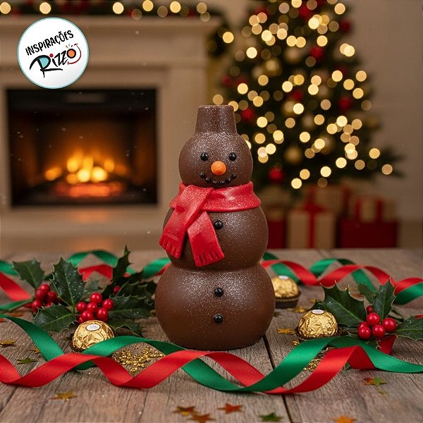 Forma de Acetato Especial - Boneco de Neve - Ref. 126 - 1 unidade - BWB - Rizzo