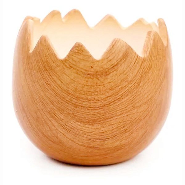 Enfeite Decorativo de Resina - Ovo Quebrado - 9cm - 1 unidade - Cromus - Rizzo
