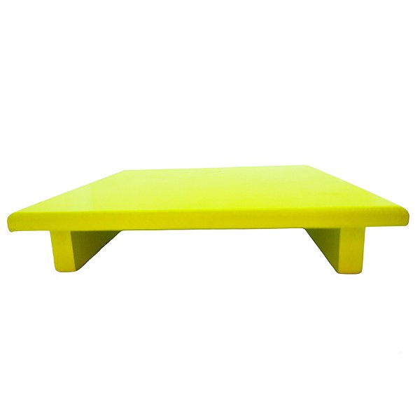 Suporte para Doces MDF - Amarelo Neon - 20x4cm - 1 unidade - Rizzo