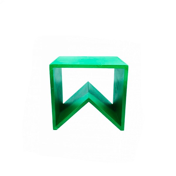 Suporte para Doces em Madeira Bandeirinha Rústico Verde - 16x15cm - 1 unidade - Rizzo