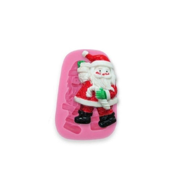 Molde de silicone Papai Noel N10 Molds Planet Rizzo Confeitaria