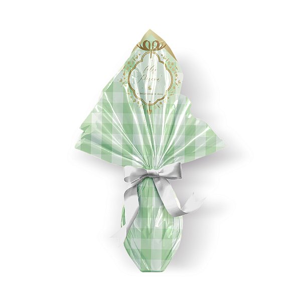 Saco Express 49x49cm para Ovos de 750g a 1kg - Quinn Verde - 5 unidades - Cromus - Rizzo