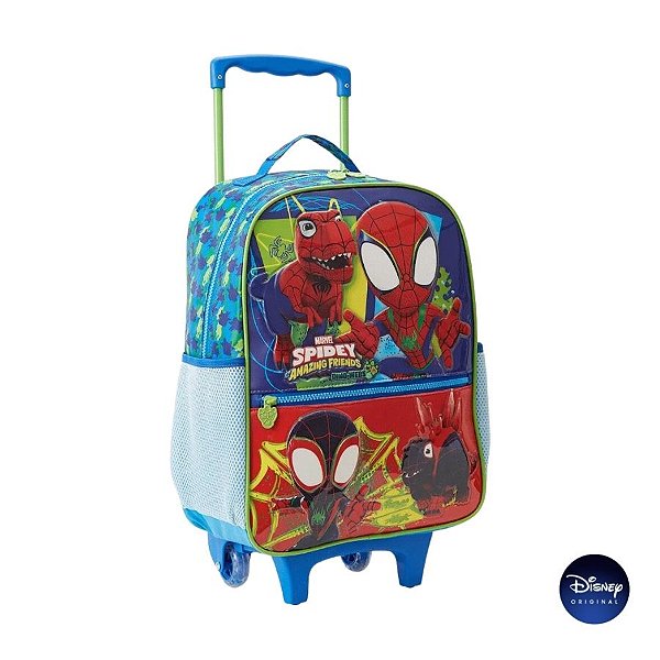 Mochila Escolar Com Rodinhas - Spidey - Disney Original - 1 unidade - Rizzo