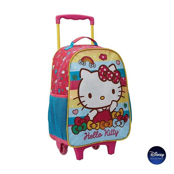 Mochila Escolar Com Rodinhas - Hello Kitty - 1 unidade - Rizzo