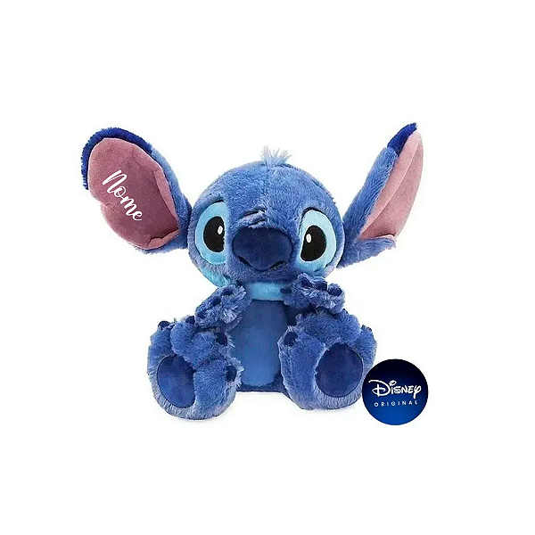 Pelúcia Disney Stitch Big Feet 45cm Lilo & Stitch Personalizado - Disney Original - 1 Un - Rizzo