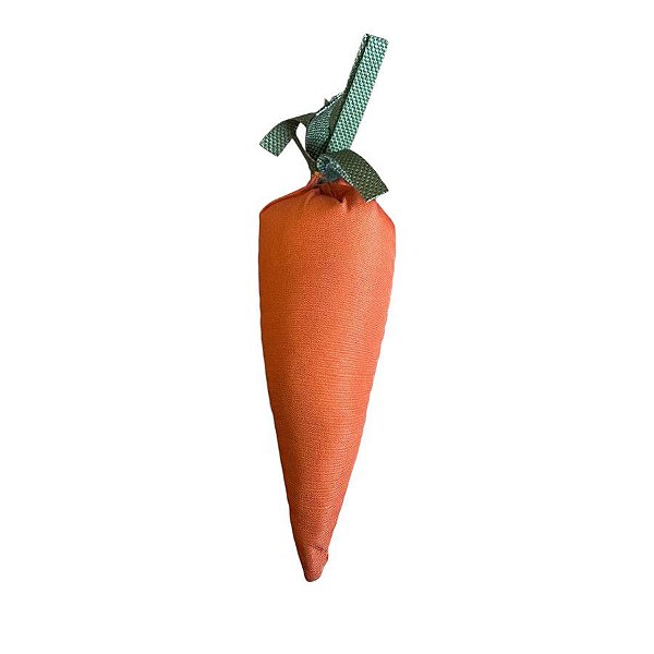 Enfeite Decorativo de Páscoa - Cenoura Laranja Lisa - 13cm - 1 unidade - Cromus - Rizzo