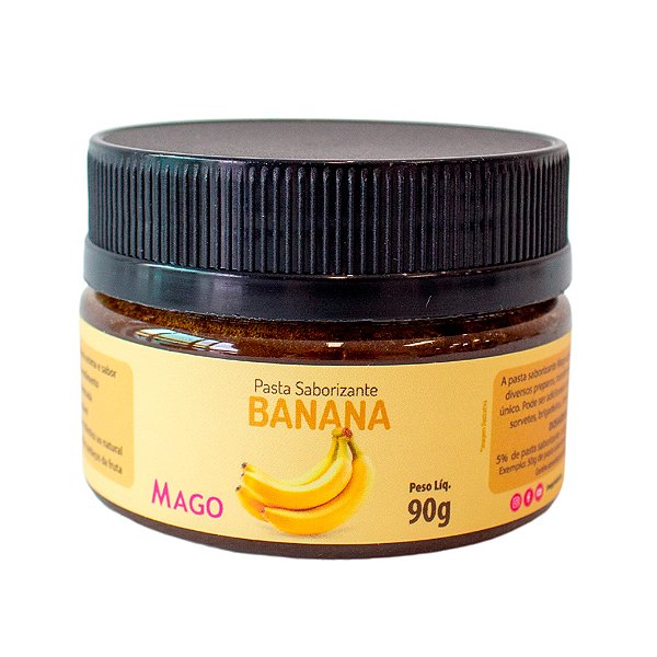 Pasta Saborizante Sabor Banana - 90g - 1 unidade - Mago - Rizzo