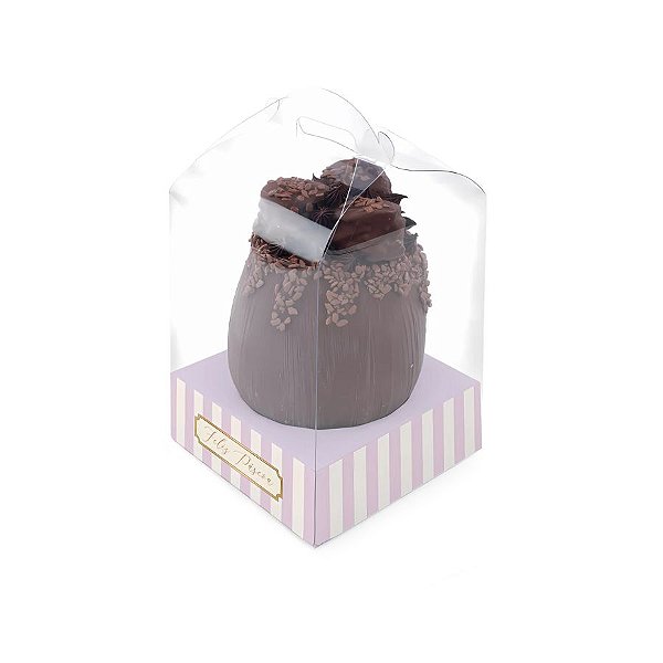 Caixa Redoma Para Ovo Vulcão 250g - Quinn Lilas - 10x10x19cm - 6 unidades - Cromus - Rizzo