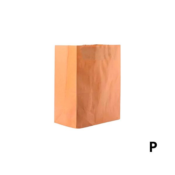 Saco de Papel P 28x19x12cm - Kraft Delivery - 10 unidades - Rizzo