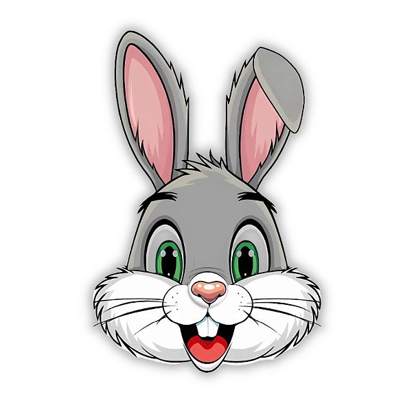 Máscara Coelho De Páscoa - 20,6x31,6cm - 5 unidades - Rizzo