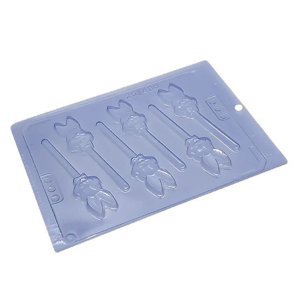 Forma de Acetato Coelho De Gravata - Cód. 208400 - 1 unidade - Porto Formas - Rizzo