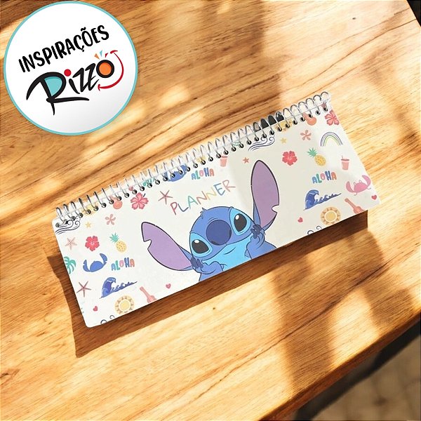Planner de mesa Stitch - 52 Páginas - Capa dura - 1 unidade - Disney Original - Rizzo