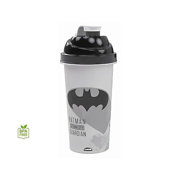 Shakeira de Plástico Batman - 580ml - 1 unidade - Rizzo