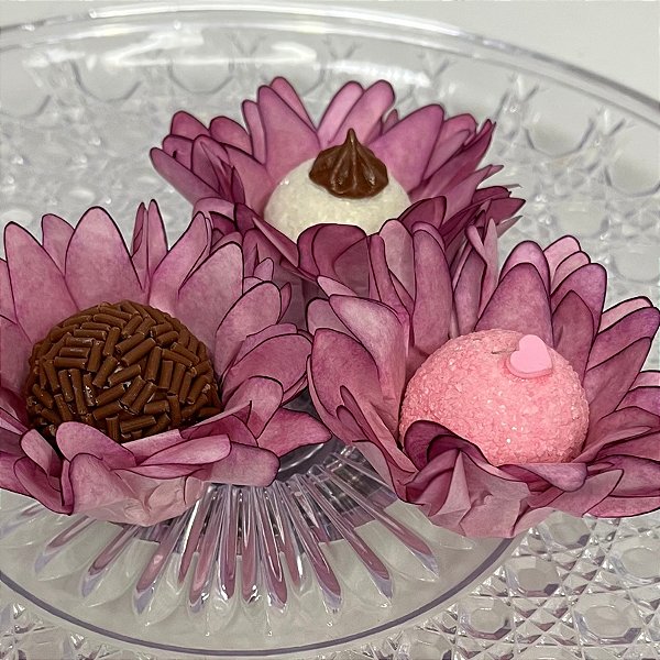 Forminha para Doces Finos - Madri Rosa Seco 1 - 30 unidades - Decora Doces - Rizzo