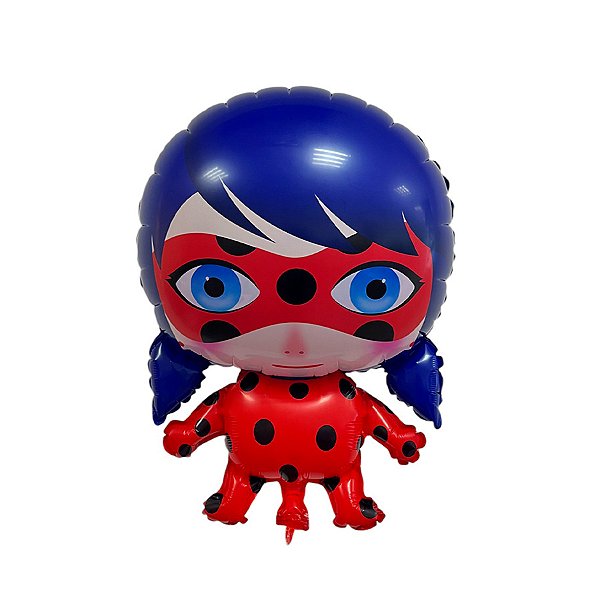 Balão de Festa Microfoil 48cm - Ladybug - 10 unidades - Rizzo