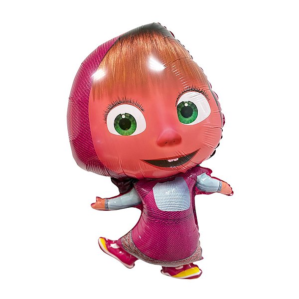 Balão de Festa Microfoil 60cm - Masha - 1 unidade - Rizzo