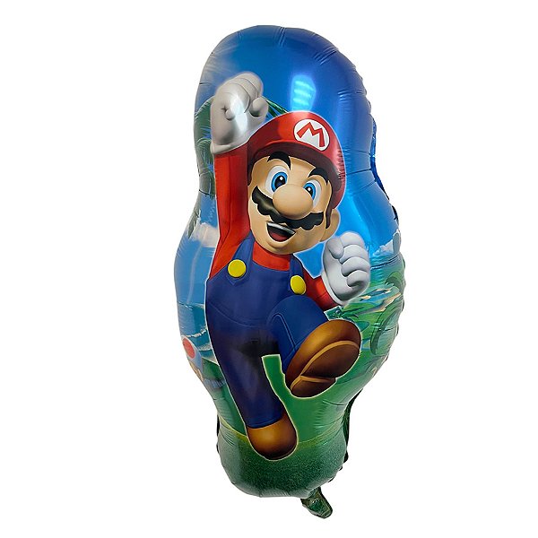 Balão de Festa Microfoil 56cm - Mario - 1 unidade - Rizzo