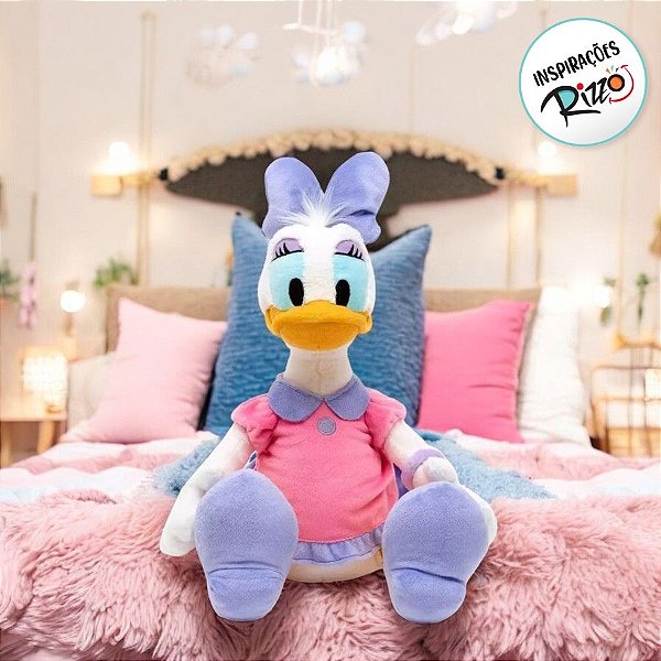 Pelúcia Margarida Big Feet - 35cm - Turma do Mickey - 1 unidade - Disney Original - Rizzo