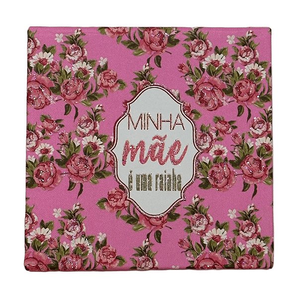 Bloco de Anotações Rosa - Minha Mãe é uma Rainha - 8cm - 1 unidade - Rizzo