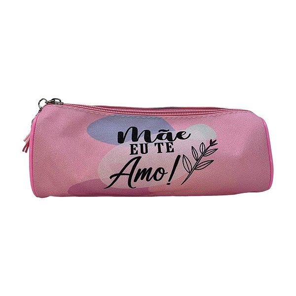 Estojo Redondo - Mãe Eu te Amo - 20x8,5cm - 1 unidade - Rizzo
