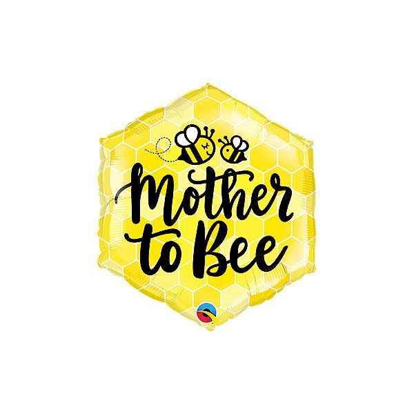 Balão de Festa Microfoil 20" 51cm - Mother to Bee (Futura Mamãe) - 1 unidade - Qualatex Outlet - Rizzo