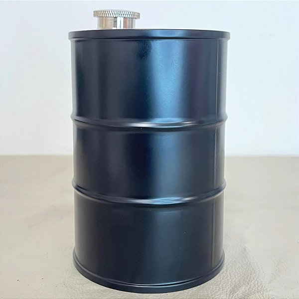 Cantil Inox Barril Preto - 750ml - 1 unidade - Rizzo