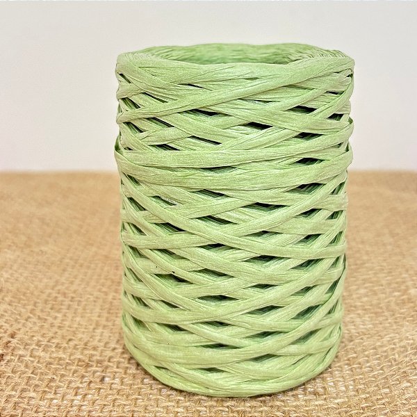 Fita de Rafia Papel Verde BB - 100m - 1 unidade - Rizzo
