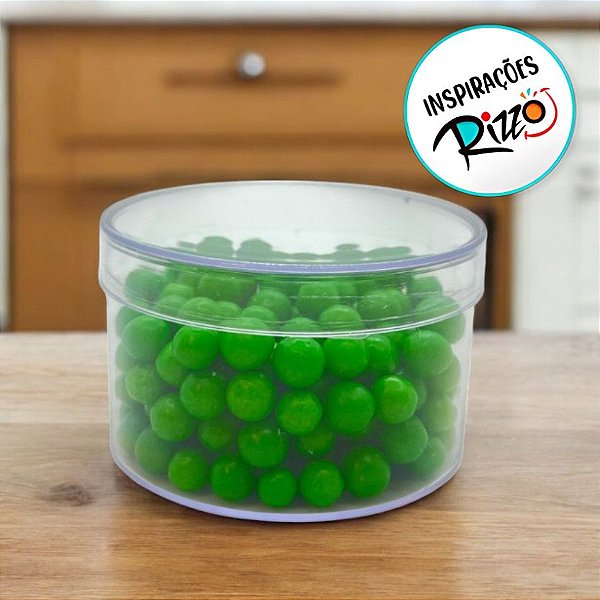 Caixa Acrilica Trasparente Redonda - 6cm - 10 unidades - Rizzo