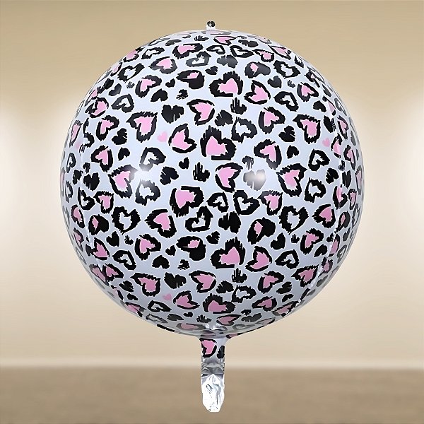 Balão de Festa Microfoil 22'' 55cm - Corações - 1 unidade - Rizzo