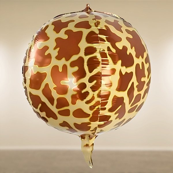 Balão de Festa Microfoil 22'' 55cm - Girafa - 1 unidade - Rizzo