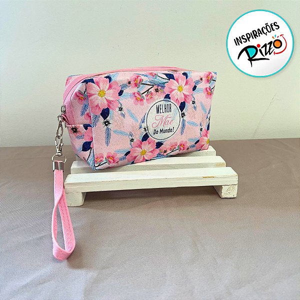 Necessaire Melhor Mãe Do Mundo - 17,5x7x9,5cm - 1 unidade - Rizzo