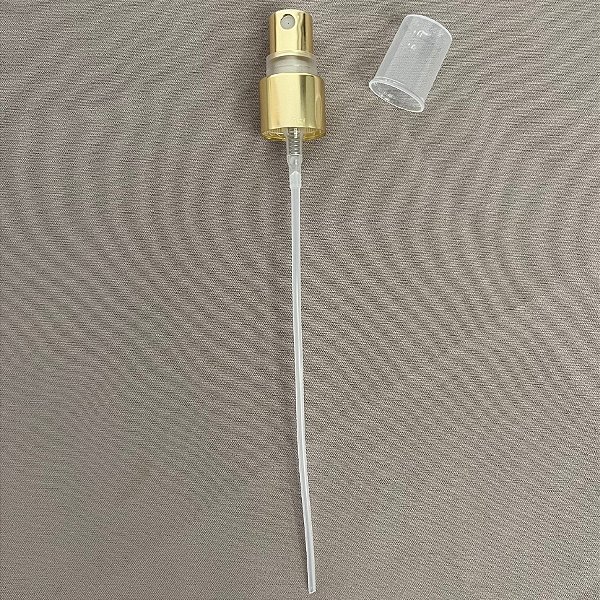 Válvula Spray Mini - Dourado com Tampa Transparente - T18 - 1 unidade - Rizzo